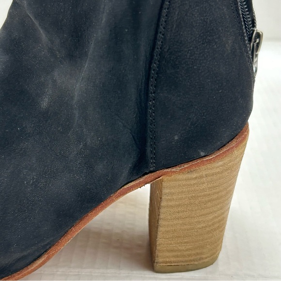 Free people Clearwater sandal peep toe black bootie size 37 (6.5) - Picture 2 of 8